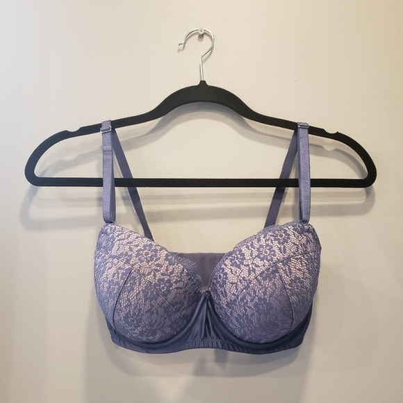 FURLOUGH SALE Victoria's Secret Lined Demi Lace Bra - Sz 32DDD US - Picture 1 of 8